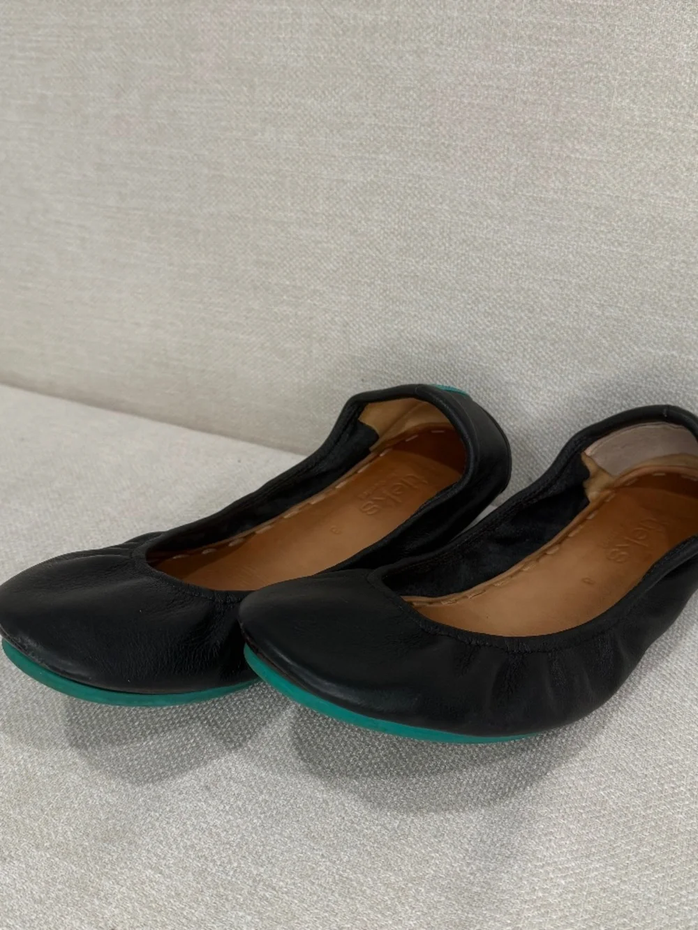 Matte Black Size 8 Tiek Ballet Flats